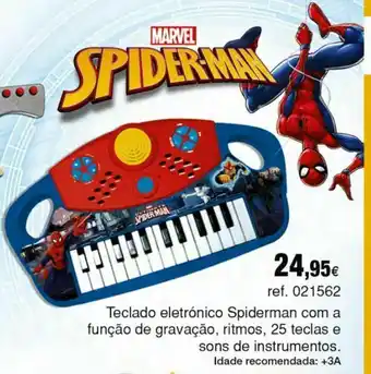 Centroxogo Órgão eletrónico spiderman 25 teclas promoção