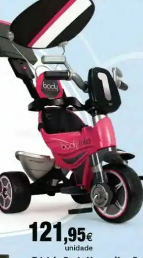 Centroxogo Triciclo body sport rosa promoção