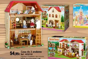 Centroxogo Sylvanian families - casa de 3 andares promoção