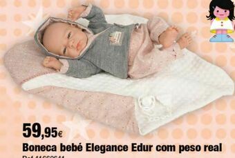Elegance 40 cm edur rosa com manta (peso real)
