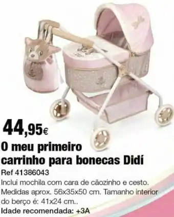 O meu primeiro carrinho de bebé did