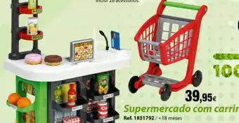 Supermercado com carrinho