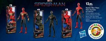 Centroxogo Spiderman fato preto e dourado promoção