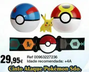 Centroxogo Cinto ataque pokemon stdo promoção