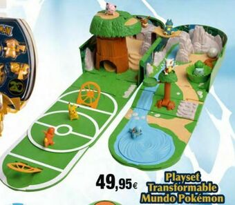 Centroxogo Playset trnsformável mundo de pokemon promoção