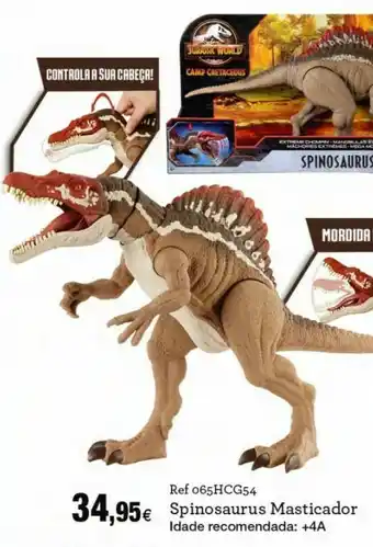 Jurassic world spinosaurus masticador dinossauro