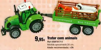 Centroxogo Trator com reboque e 3 animais promoção