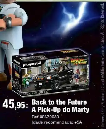 Playmobil back to the future a pick-up do marty