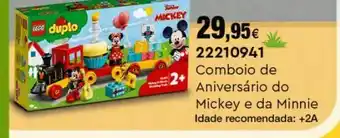 Lego duplo comboio aniversário mickey e minnie