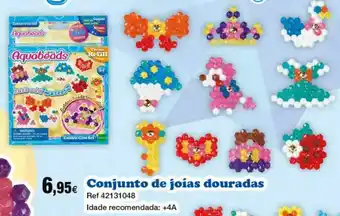 Centroxogo Aquabeads conjunto jóias douradas promoção