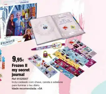 Centroxogo Frozen ii my secret journal promoção