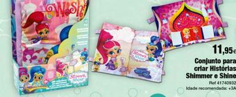 Centroxogo Conjunto para criar histórias shimmer e shine promoção