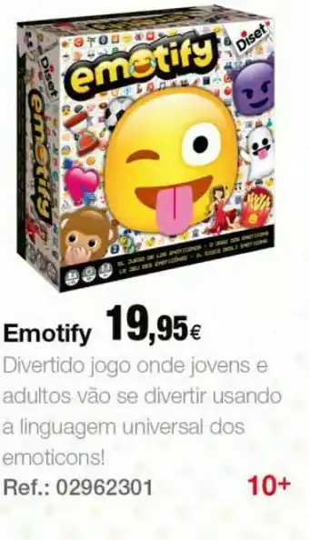 Centroxogo Emotify jogo de mesa promoção