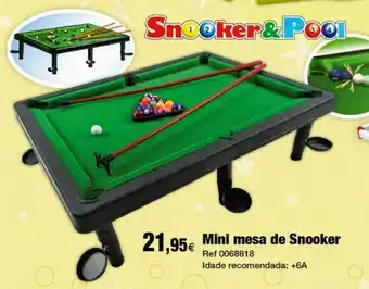 Mesa de snooker mini