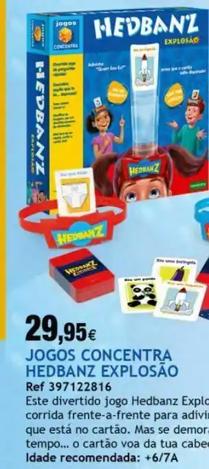 Jogos concentra - hedbanz explosão
