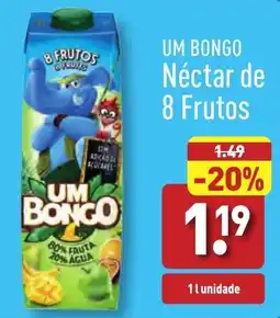 ALDI UM BONGO Néctar de 8 Frutos promoção