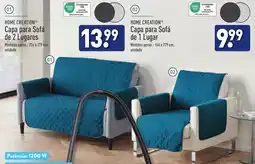 ALDI HOME CREATION Capa para Sofá de 2 Lugares promoção