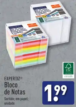 ALDI EXPERTIZ Bloco de Notas promoção