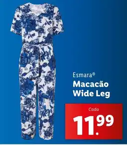Esmara Macacão Wide Leg