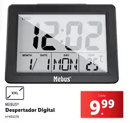 Lidl MEBUS Despertador Digital promoção