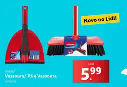 Lidl Vileda Vassoura/ Pá e Vassoura promoção