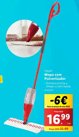 Lidl Vileda Mopa com Pulverizador promoção
