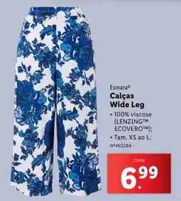 Lidl Esmara Calças Wide Leg promoção
