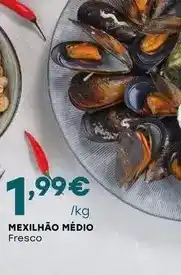 Intermarché Mexilhão medio promoção