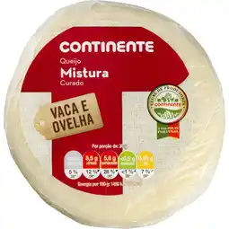 Continente Queijo de Mistura Curado promoção