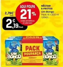 Intermarché Um bongo - néctar 8 frutos promoção
