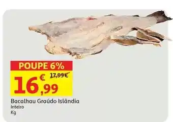 Auchan Bacalhau graudo islandia promoção