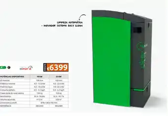 Casa Peixoto Caldeira a pellets 15.6 kw dielle freedom advance promoção