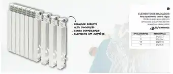 Casa Peixoto Radiador aquecimento central água hp700 7 elementos promoção
