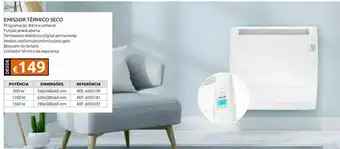 Casa Peixoto Emissor termico seco serie l 900w branco promoção