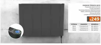 Casa Peixoto Emissor termico seco serie sgraf 900w grafite promoção