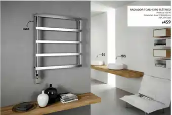 Casa Peixoto Radiador elect.toalheiro alessandra 530x600 150w promoção