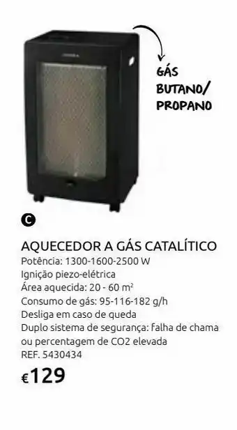 Aquecedor a gás catalítica jag014122