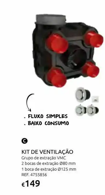 Casa Peixoto Tria kit vmc higrovariavel baixo consumo promoção