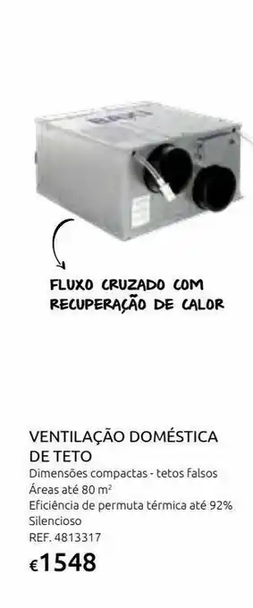 Recuperador de calor teto sila rct mini