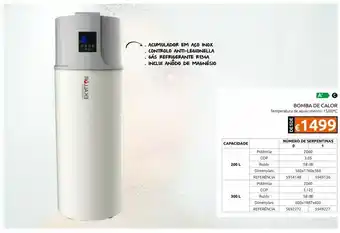 Casa Peixoto Bomba calor aqs bc200 lts inox duplex promoção