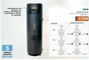 Bomba calor aqs gold 200 c/anodo c/val.seg inox444