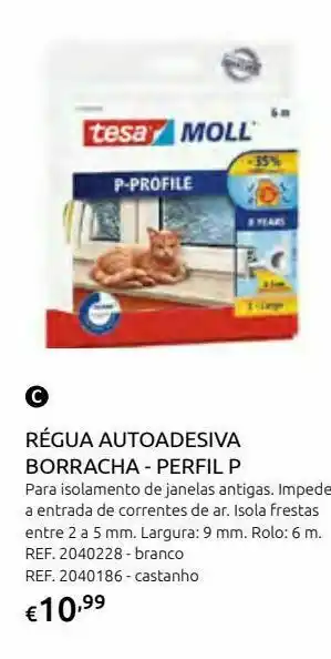 Tesamoll classic perfil p 6m:9mm br