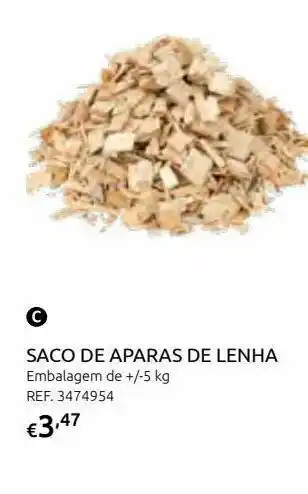Casa Peixoto Aparas lenha +/- 5kg promoção