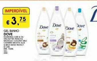 Meu Super Gel de banho dove promoção