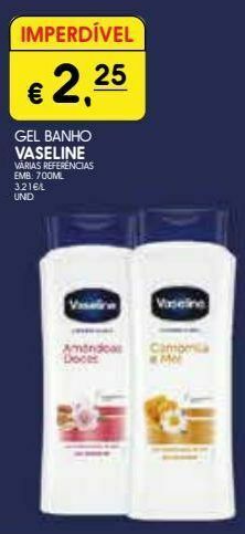 Meu Super Gel de banho vaseline promoção