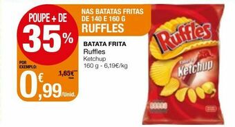 Intermarché Batata chips ruffles promoção