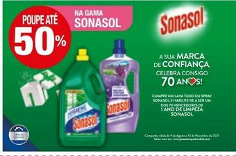 Intermarché Detergente líquido sonasol promoção