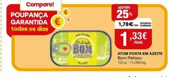 Intermarché Atum em azeite bom petisco promoção