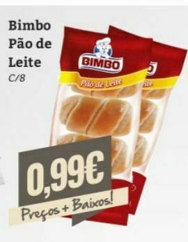 Pão de leite bimbo