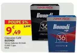 Auchan Buondi - cápsulas :nsp original 36 un promoção